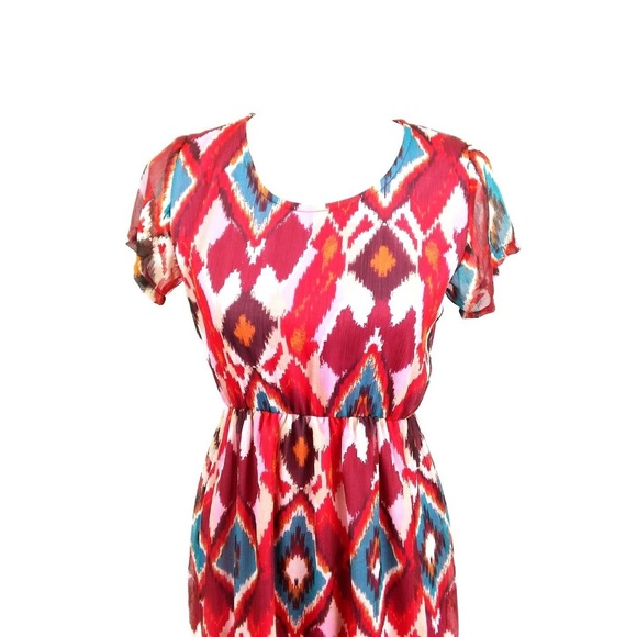 Fit & Flare Dress Red  Sz S - Picture 2 of 8